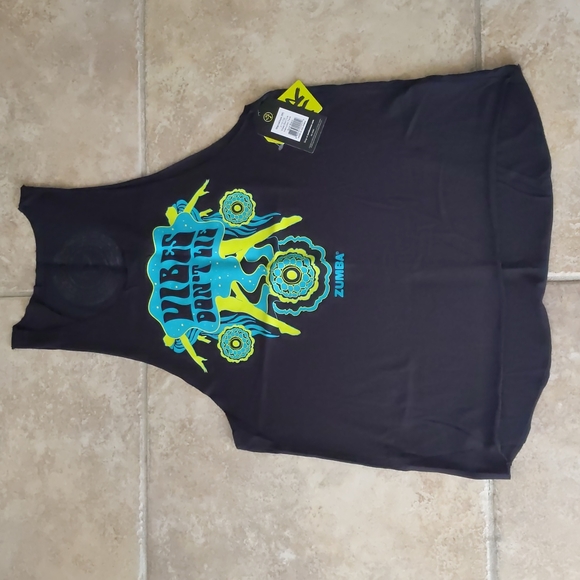 NWT Zumba Vibes Don't Lie Instructor Tank - Picture 2 of 5